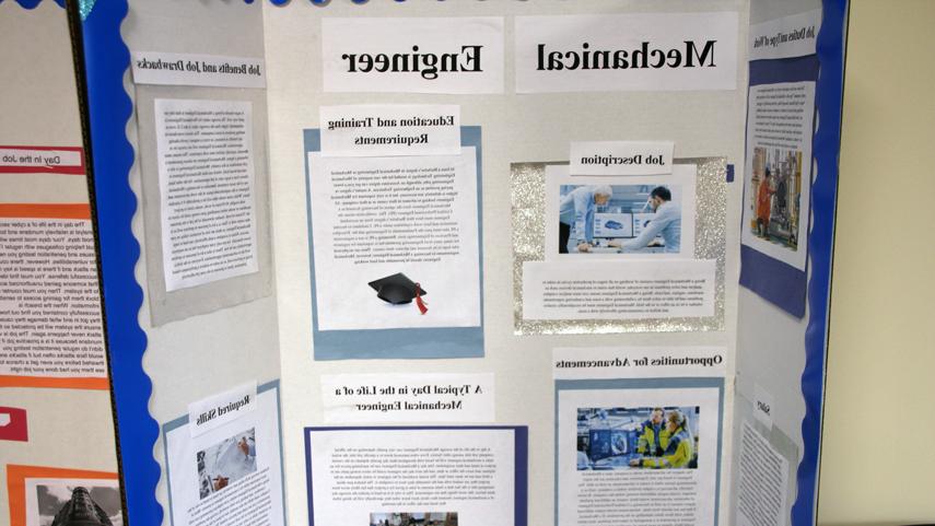 Summer Bridge poster about Mechanical Engineer career